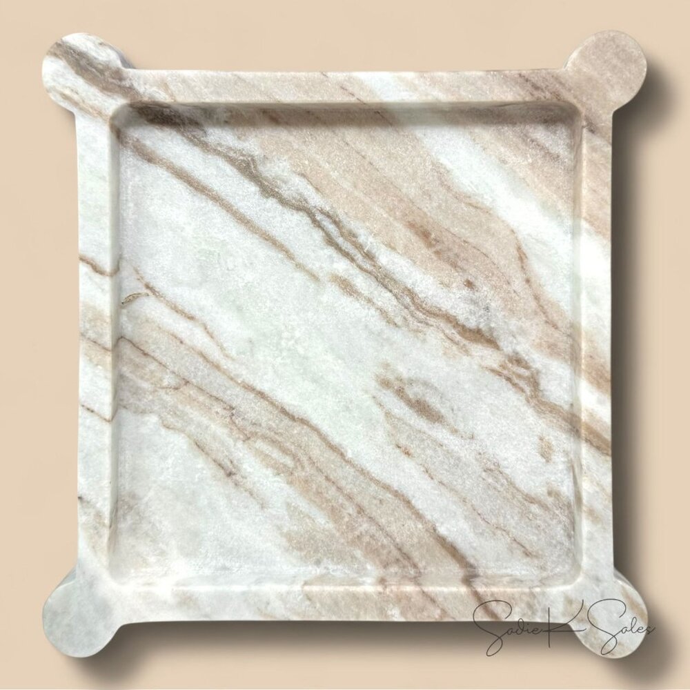 8" Marble Catchall Tray Off-White - Threshold Studio McGee - Target‎ Fall 2025 - Picture 5 of 5